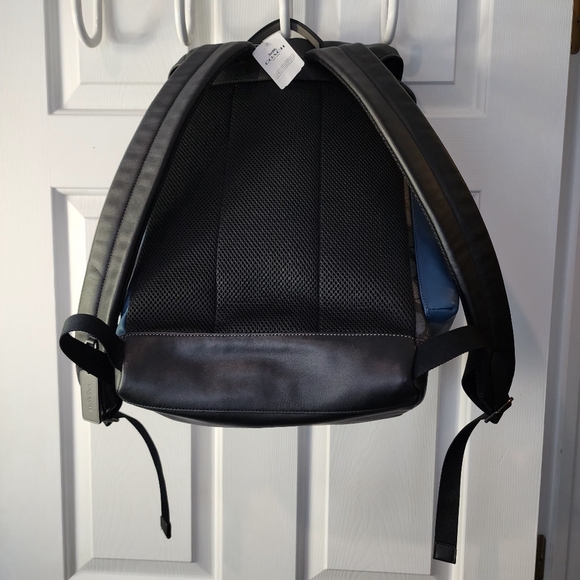 NWT Coach Ranger Backpack with Signature Canvas Pieced Patchwork - Picture 7 of 15